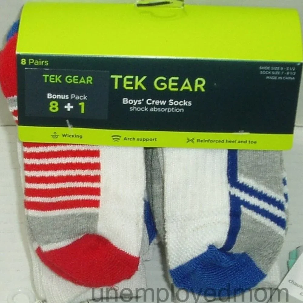 Boys Crew Socks Dinosaur Nautical Sail Boat White Lot 13 pair